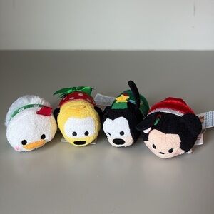 Disney Tsum Tsum Mini Plush Lot Of 4 NWT